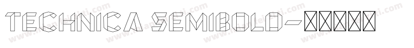 Technica SemiBold字体转换